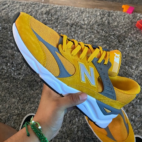 new balance x 90 mustard